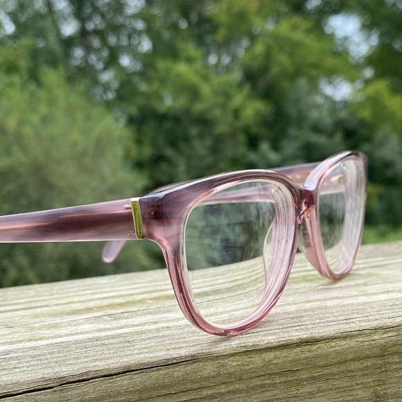 Banana Republic glasses frames Vale Mauve pink translucent 50[]15 135 - Picture 7 of 14